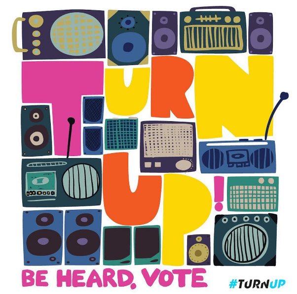 Turn Up Sound System Voting Poster