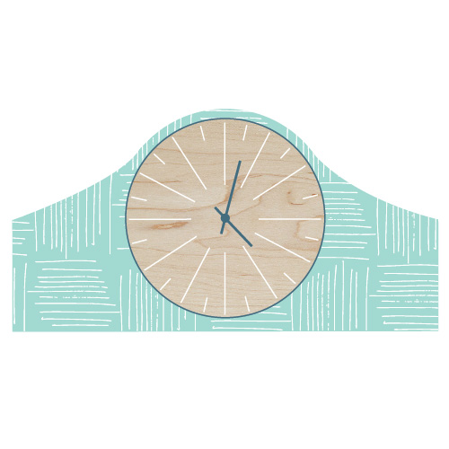 Modern Mantle Clock Design Sam Osborne Sunlit Orchard